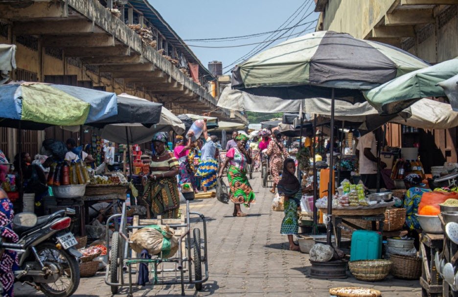 Dantokpa Market &amp; Fondation Zinsou, Cotonou, Benin